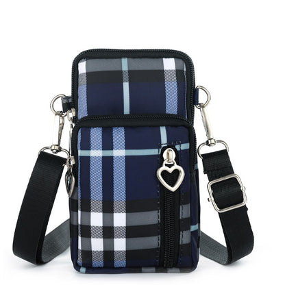 realaiot  Mini Crossbody Phone Bag, Sports Arm & Running Wrist Bag, Stylish Shoulder Coin Purse With Heart Zipper