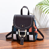 Vintage Colorblock Square Shoulder Bag, Flap Simple Satchel Bag, Women's Casual Bag For Travel