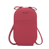 Minimalist Solid Color Shoulder Bag, All-Match Zipper Crossbody Bag, Classic Coin Purse