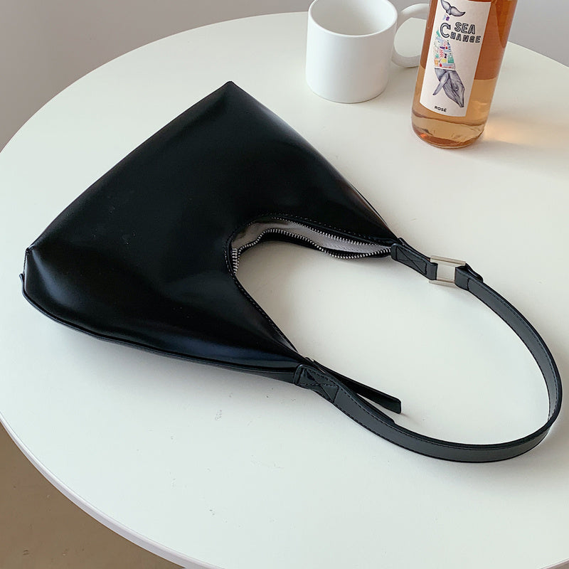 Women's Bag Zipper Small Handbag, Fashion Shoulder Bag, PU Leather Casual Bags For Outdoor
