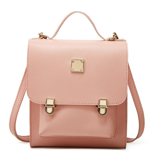 Stylish Flap Mini Backpack, Three Modes Switchable Solid Color Crossbody Bag, Perfect Shoulder Bag For Daily Use