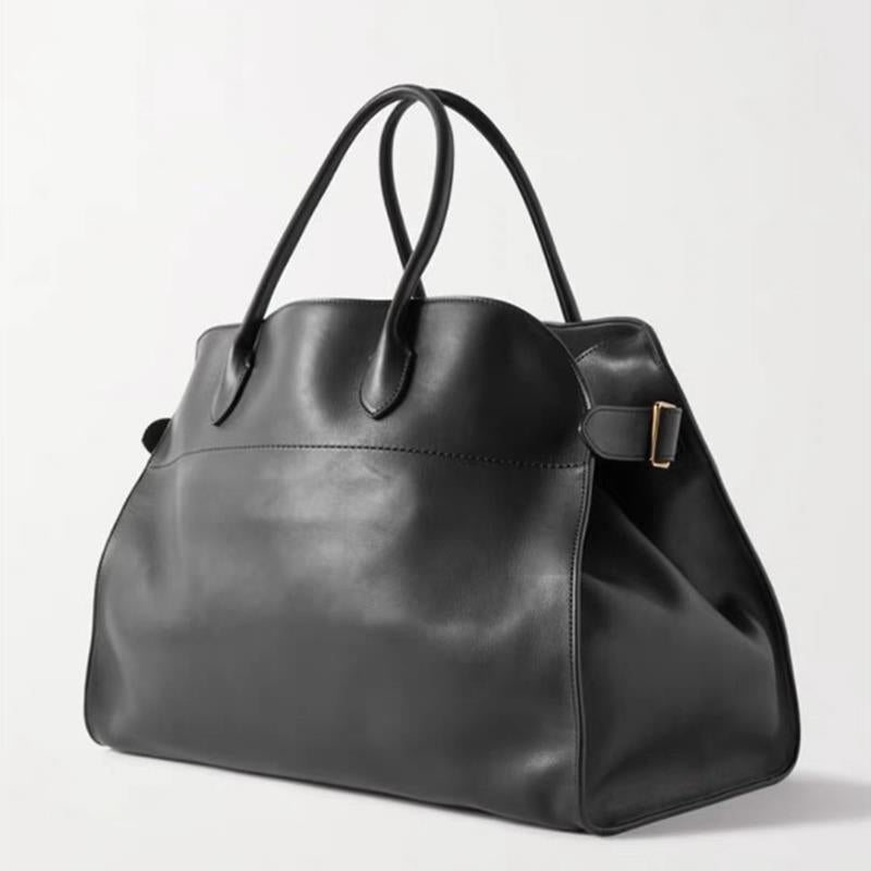 Genuine Leather Tote Bag, Vintage Large Capacity Briefcase, Women's Retro Handbag & Purse For Commute