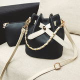 realaiot  Mini Fashion Drawstring Bucket Bag, Trendy Crossbody Bag, Women's Casual Handbag, Shoulder Bag & Purse