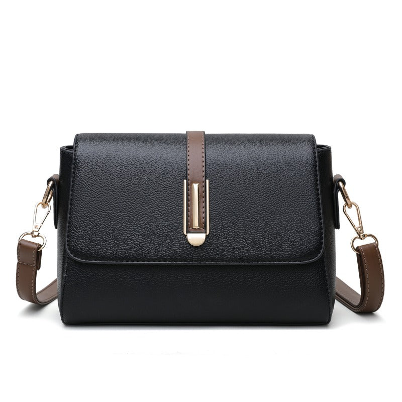 realaiot  Classic Flap Square Shoulder Bag, Women's All-Match Niche Crossbody Gift Bag For Mom