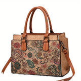 Vintage Top Handle Satchel Bag, Retro Crossbody Bag, Women's Fashion Handbag, Shoulder Bag & Purse