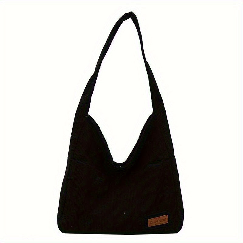 realaiot  Minimalist Solid Color Shoulder Bag, All-Match Versatile Handbag For Women, Daily Use School, Office Use Bag