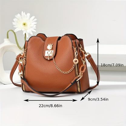 realaiotMini Fashion Crossbody Bag, Trendy Shoulder Bag, Women's Casual Handbag & Purse