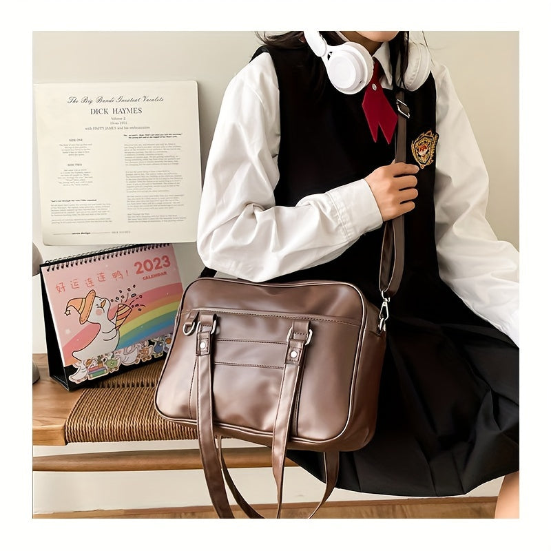 realaiot  Japanese Commuter JK Uniform Handbag, Japanese Anime Uniform School Bag, Japanese Handbag For Daily Or Cosplay