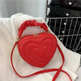 realaiot  Cute Heart Shaped Novelty Bag, Trendy Crossbody Bag, Women's Fashion Handbag & Shoulder Purse