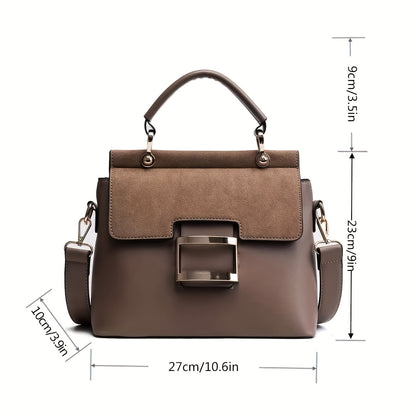 Fashion Retro Handbag - Casual Frosted Flap - Any Occasion Bag For Women !