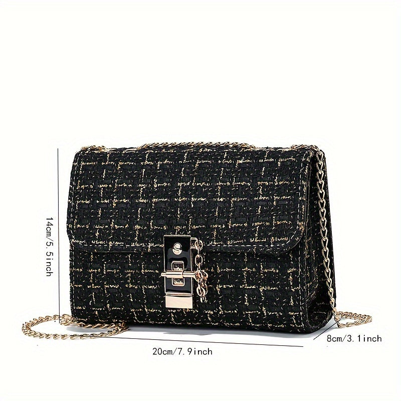 realaiot  Mini Fashion Shoulder Bag, Trendy Textured Underarm Bag, Women's Casual Handbag & Purse