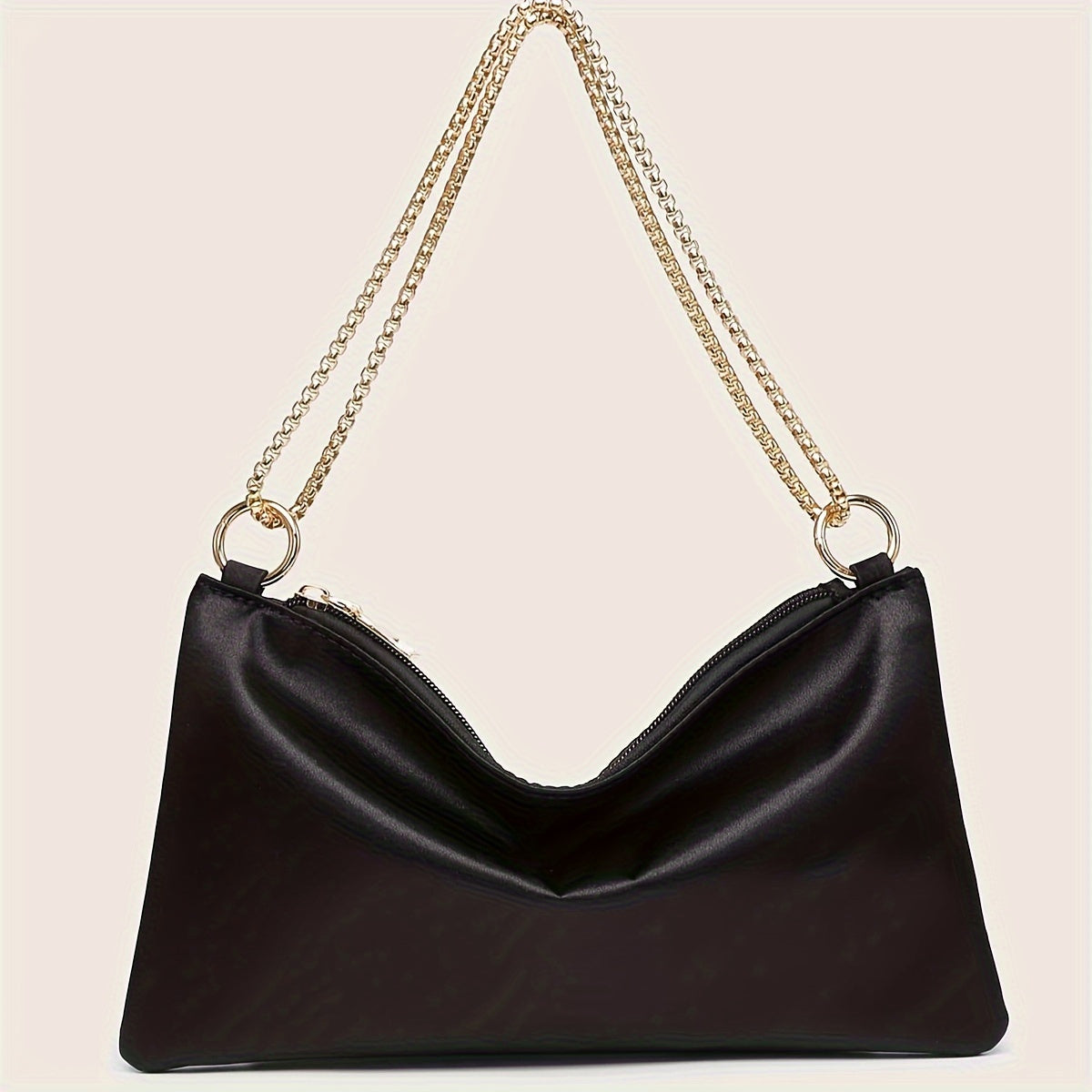 realaiot  Elegant Evening Shoulder Bag, Classic Underarm Hobo Bag, Women's Fashion Handbag & Purse For Wedding Party Prom