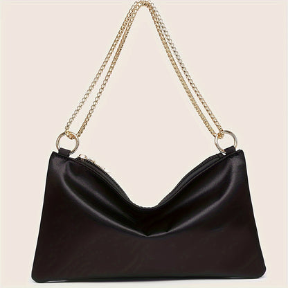 realaiot  Elegant Evening Shoulder Bag, Classic Underarm Hobo Bag, Women's Fashion Handbag & Purse For Wedding Party Prom