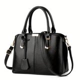 Fashion Top Handle Satchel Bag, Elegant Crossbody Tote Bag, Women's Casual Handbag, Shoulder Bag & Purse