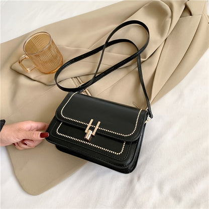 realaiot  Mini Vintage Crossbody Bag, Retro Flap Shoulder Bag, Women's Fashion Handbag & Phone Purse