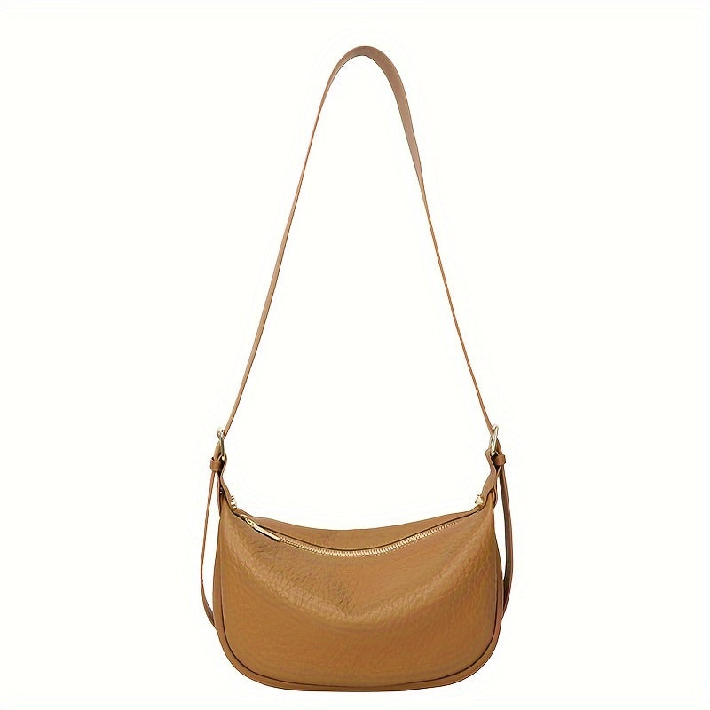 realaiot  All-Match Minimalist Shoulder Bag, Classic Solid Color Crossbody Bag For Women. Trendy Wallet