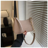 1pc Girl's Nylon New Trendy Simple And Elegant Underarm Handbag