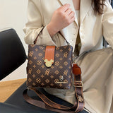 Mini Vintage Crossbody Bag, Retro Shoulder Bucket Bag, Women's Fashion Handbag & Tote Purse For Commute