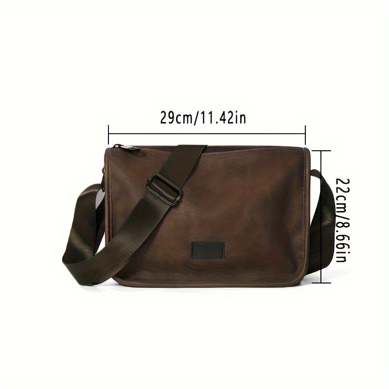 1pc Men's Shoulder Bag, Cross-body Bags, Small Trendy Fashion School Shoulder Bag, Men's Trendy Shoulder Daily Street New Bag