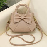 Cute Bow Decor Crossbody Bag, Sweet Top Handle Shoulder Bag, Women's Fashion Handbag & Purse