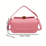 Mini Fashion Crossbody Bag, Trendy PU Shoulder Bag, Women's Stylish Handbag & Phone Purse