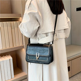 realaiot  Mini Vintage Crossbody Bag, Retro Flap Shoulder Bag, Women's Fashion Handbag & Phone Purse