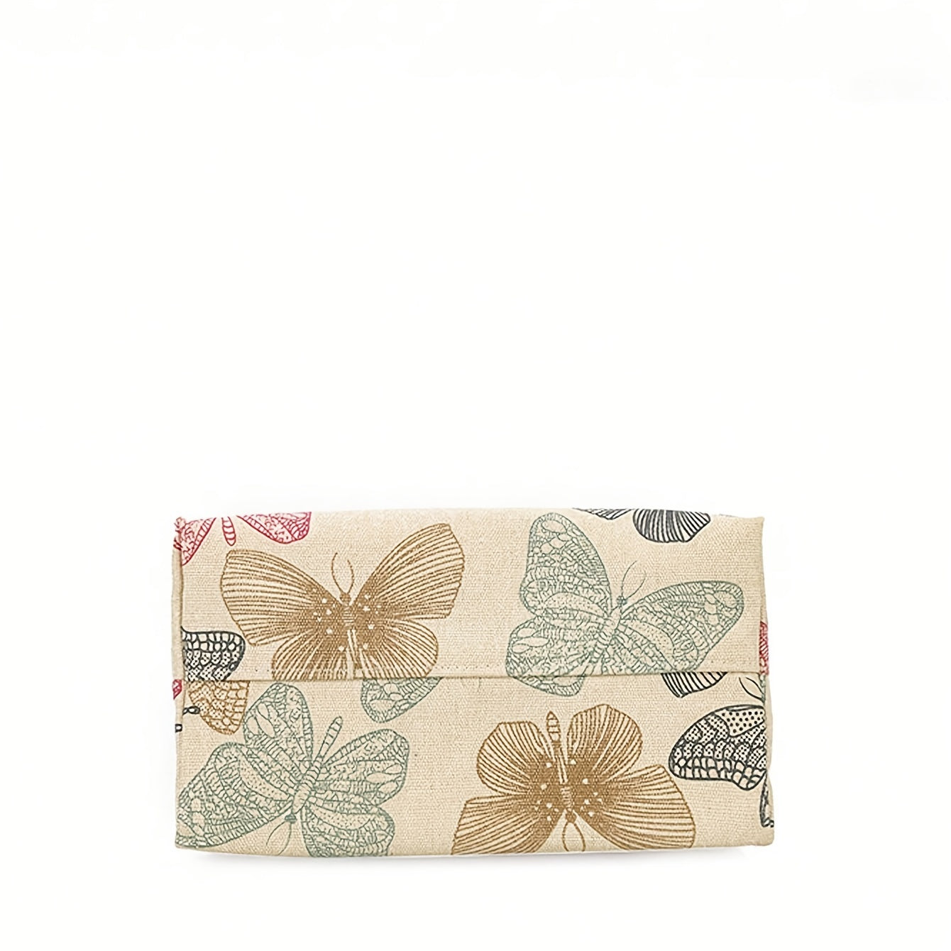 Aesthetic Butterfly Print Tote Bag, Portable Lunch Bento Bag, Perfect For School, Travel, Picnic, Office