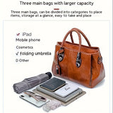 Vintage Top Handle Boston Bag, Retro Crossbody Bag, Women's Classic Handbag, Shoulder Bag & Satchel Purse