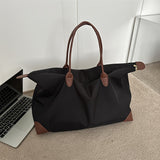 realaiot  Casual Large Capacity Tote Bag, All-Match Lightweight Carry On Handbag, Versatile Shoulder Bag
