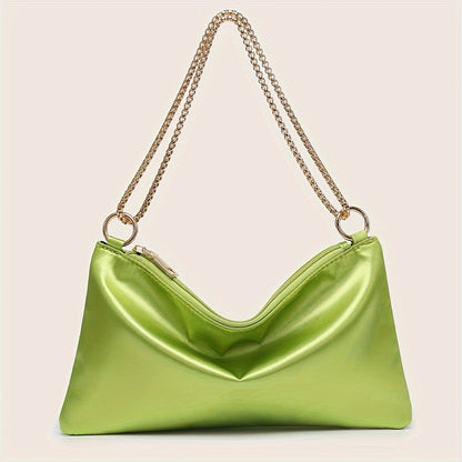 realaiot  Elegant Evening Shoulder Bag, Classic Underarm Hobo Bag, Women's Fashion Handbag & Purse For Wedding Party Prom