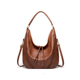 realaiot  Large Capacity Tote Bag, Women's Trendy Faux Leather Handbag Casual Shoulder Bag