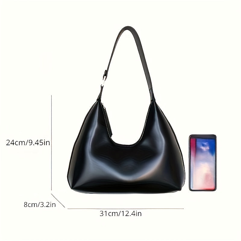 Women's Bag Zipper Small Handbag, Fashion Shoulder Bag, PU Leather Casual Bags For Outdoor
