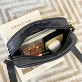 Stylish Striped Quilted Square Crossbody Bag, Faux Leather Shoulder Bag,  Perfect Sling Bag For Daily Use