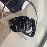 realaiot  Fashion Padded Crossbody Bag, Simple Puffer Tote Bag, Women's Casual Handbag, Shoulder Bag & Purse For Sports