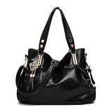 Tassel Decor Hand Bag, Large Capacity Soft Leather Shoulder Bag, Stylish Solid Color Crossbody Purse