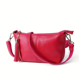 Minimalist Solid Color Shoulder Bag, All-Match Square Crossbody Bag, Women's Classic Purse
