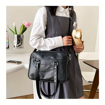 realaiot  Japanese Commuter JK Uniform Handbag, Japanese Anime Uniform School Bag, Japanese Handbag For Daily Or Cosplay