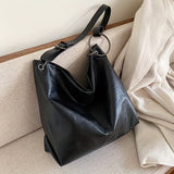 Minimalist Vegan Tote Bag, Large Capacity Crossbody Bag, Women's Fashion Simple Handbag, Shoulder Bag & Tote Purse