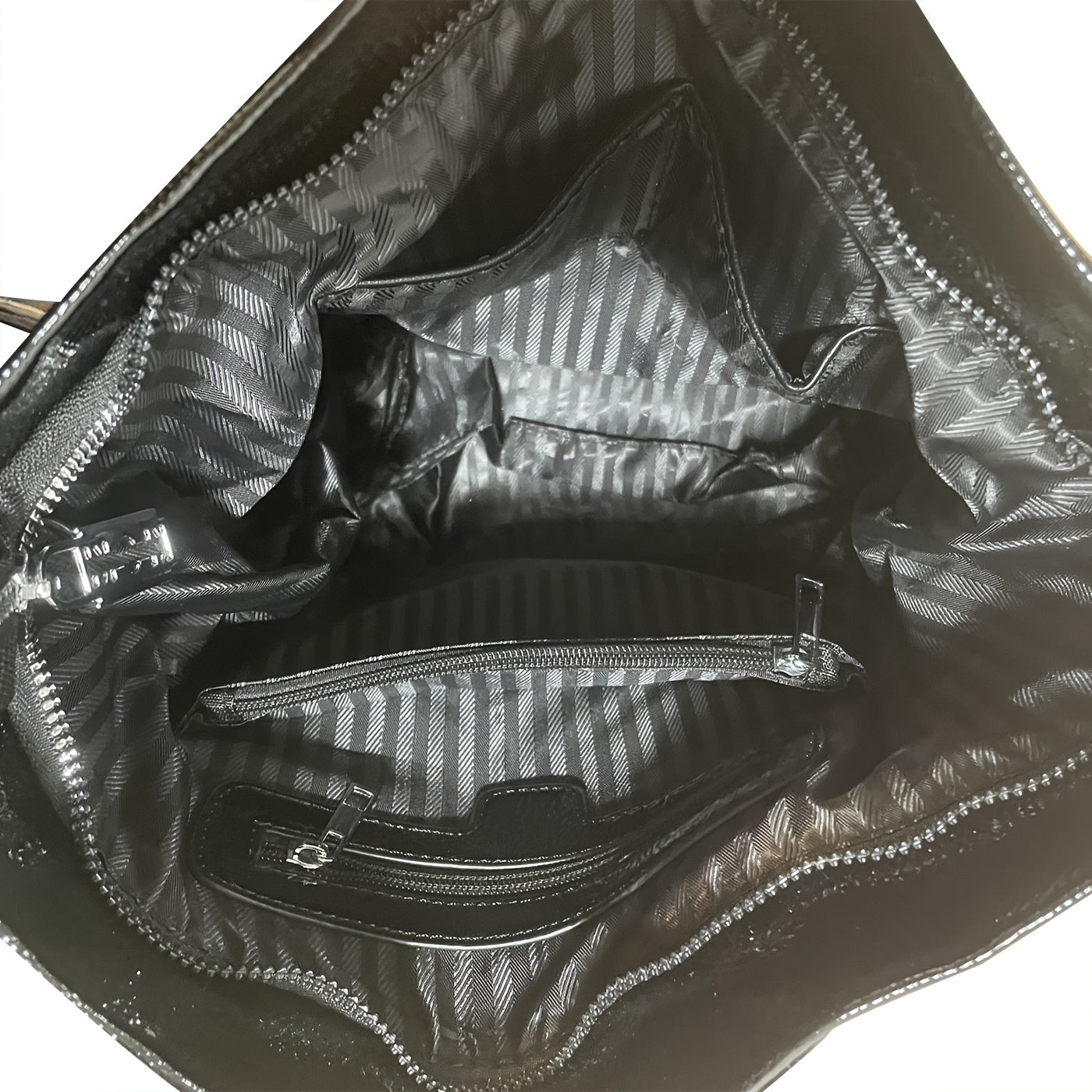 realaiot  Trendy Letter Print Tote Bag, Large Capacity Crossbody Bag, Cool Outdoor Activity Shoulder Bag