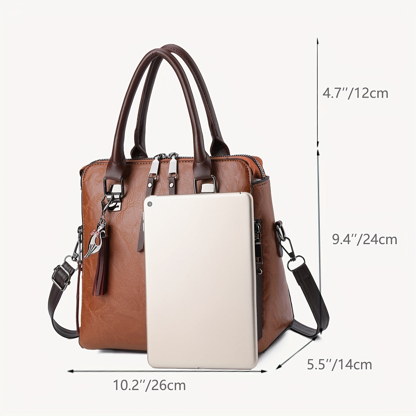 Fashion Top Handle Satchel Bag, Classic Crossbody Bag, Women's Casual Handbag, Shoulder Bag & Purse