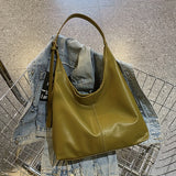 Large Capacity Minimalist Hobo Bag, All-Match Shoulder Shopping Bag, Simple Commuter Bag