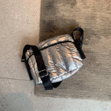 realaiot  Fashion Padded Crossbody Bag, Simple Puffer Tote Bag, Women's Casual Handbag, Shoulder Bag & Purse For Sports
