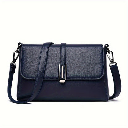 realaiot  Fashionable Black Square Shoulder Bag, All-Match Versatile Crossbody Wallet For Women