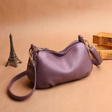 Soft PU Leather Shoulder Bag, Fashion Solid Color Handbag, Simple Crossbody Bag For Women