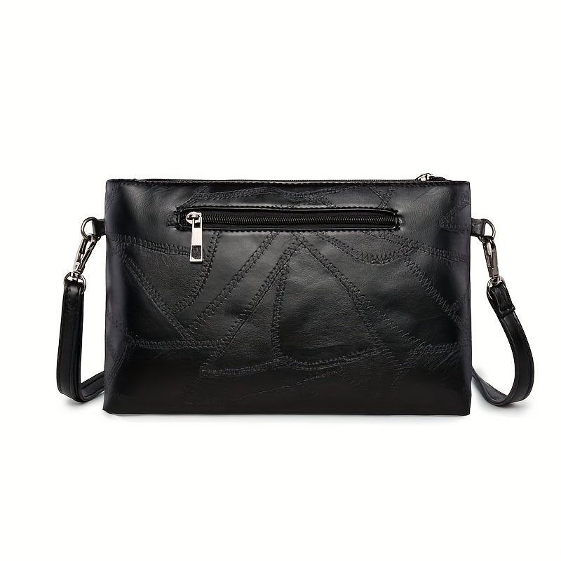 Men's Clutch Bag With Wristlet, Rivet Decor Envelope Bag, Large Capacity Handbag, Fashion PU Clutch Bag Clutch Money Bag, Card Holder