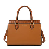 Crocodile Pattern Tote Bag, Vintage Top Handle Satchel, Women's Luxury Handbag, Shoulder Purse & Crossbody Bag