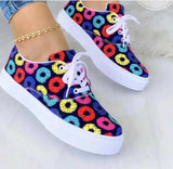 Casual Shoes  Autumn Women's Flat Outdoor Single Fashion Butterfly Print Comfortable Plus Size 43 Women