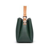 realaiot  Vintage PU Leather Tote Bag, Solid Color Shoulder Bag, Perfect Crossbody Bag For Daily Use