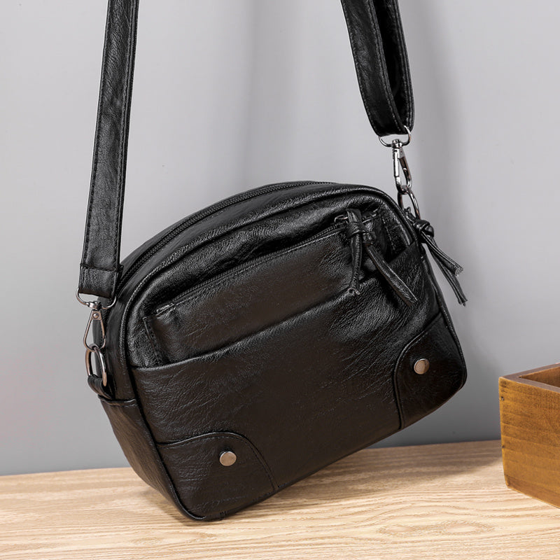 Women's Fashion Shoulder Bag, Casual Faux Leather Lightweight Versatile Bag With Removable Strap