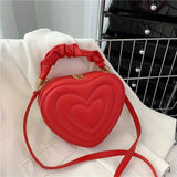 realaiot  Cute Heart Shaped Novelty Bag, Trendy Crossbody Bag, Women's Fashion Handbag & Shoulder Purse